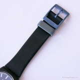 2013 Swatch GB281 Nightsea Watch | خمر أسود وأزرق Swatch جنت