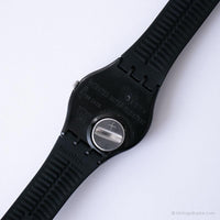 2013 Swatch GB281 Nightsea reloj | Negro y azul vintage Swatch Caballero