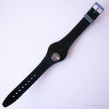 2013 Swatch GB281 Nightsea orologio | Nero e blu vintage Swatch Gentiluomo