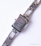 Vintage dunkelblaues Zifferblatt Fossil Damen Uhr | Quadrat Fossil Damen Uhr