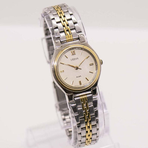 Vintage Urban Alba by Seiko Two Tone Watch for Women Unique