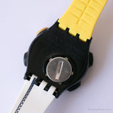 Vintage 1999 Black Swatch Beat Watch | Digital Chronograph Watch