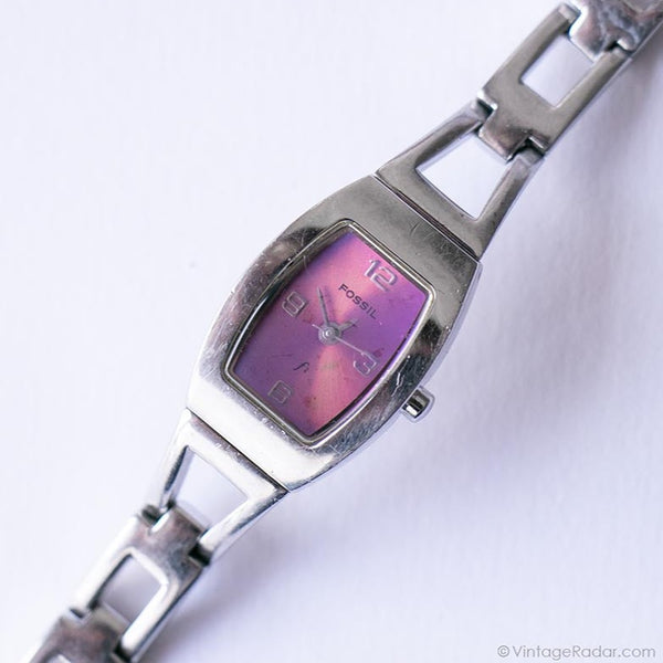 Findo de color púrpura Fossil F2 reloj para damas | Diseñador vintage reloj por Fossil