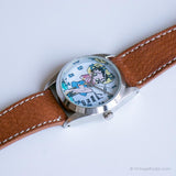 Vintage Betty Boop reloj | Tonelado de plata de dibujos animados retro reloj