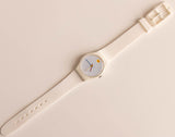 1985 Swatch Lady LW104 Suisse en pointillés montre | RARE Swatch Lady montre