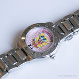 Bob Esponja reloj para damas | Reloj de pulsera de acero inoxidable de los 90