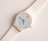 1985 Swatch Lady LW104 gepunktete Schweizer Uhr | SELTEN Swatch Lady Uhr