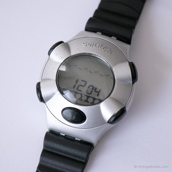 2000 Swatch Schlage yfs4000 virtuelle Welle i Uhr | Digital Swatch Uhr