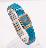 Luxury de estilo de mármol azul reloj para mujeres | Lapislázuli reloj Marcar