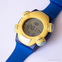 1999 Swatch فوز SQN101 صافي وقت ثابت الساعة | أصفر Swatch يهزم