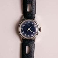 Blau-Dial-Vintage-Mechanik Timex Uhr | Sehr klein Timex Damen Uhr