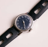 Mécanique vintage bleu Timex montre | Minuscule Timex Aux femmes montre