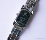 Vintage Silver-Tone Fossil Uhr für Frauen | Fossil Quarz -Armbanduhr