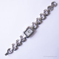 Vintage Luxury Fossil Watch for Women | Silver-tone Elegant Fossil Watch