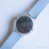 مراقبة Skechers خمر | ساعة معصم رياضية بيضاء وزرقاء