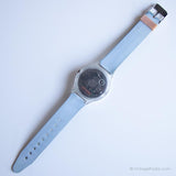 مراقبة Skechers خمر | ساعة معصم رياضية بيضاء وزرقاء