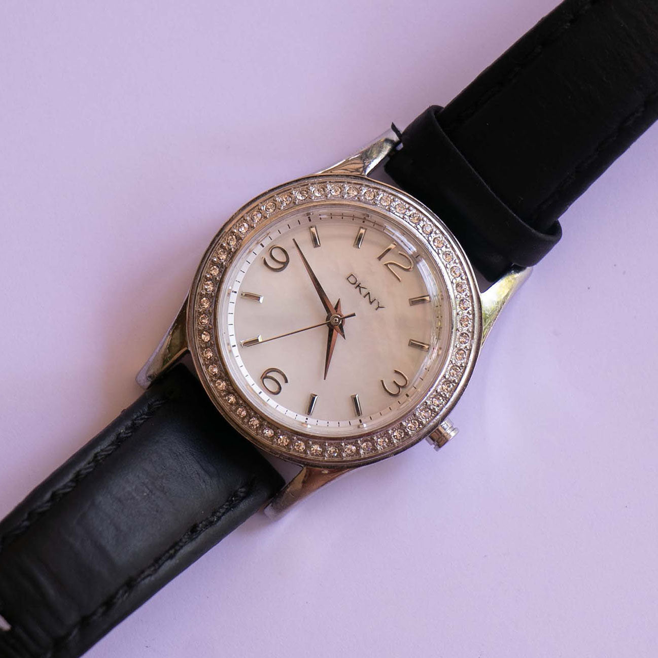 Watch Lot DKNY Timex Speidel Wristwatches Quartz Silver Tone Bundle 3 ladies fashion watches all serviced and new batteries  main image 4