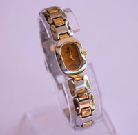Croton Silver-Tone-Damen Uhr mit Marmoreffekt -Zifferblatt | Vintage -Uhren
