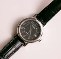 Pequeña esfera negra Timex Fecha indiglo reloj | Antiguo Timex De las mujeres reloj