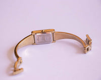 Black Dial Armitron Diamond Watch | Ladies Elegant Square-dial Watch