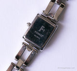Dial negro rectangular Fossil reloj | Pequeñas damas Fossil Cuarzo reloj Antiguo