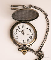 Bolsillo de dragón de tonos dorados reloj | Bolsillo personalizado reloj