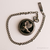 Orologio tascabile Eagle vintage | Opzione di incisione di orologio per gilet oro
