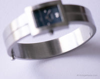 Vintage bleu Fossil Bracelet montre | Minimaliste Fossil Bracelet montre