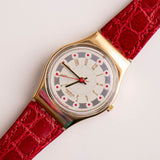 1992 Swatch Lady LX110 corazones reloj | Raros 90 Swatch Lady Originales