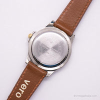 Carriae de tono plateado de dial verde reloj | Timex Cuarzo reloj