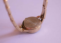 Dial negro vintage Armitron Señoras reloj con cristales de Swarovski