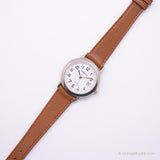 Chariot à ton argenté vintage par Timex montre Pour les femmes | Timex Quartz