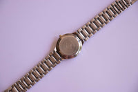 Vintage Eddie Bauer Silver-Tone Ladies montre | Date des femmes montre