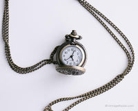 Orologio tascabile floreale vintage per donne | Regalo di orologio da tasca per lei