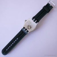 Vintage 2002 Swatch YDS4015 OPAH BLUE Watch | Silver-tone Irony Scuba