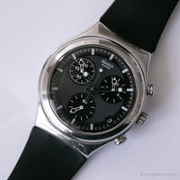 1999 Swatch YCS410GX Windfall Watch | لهجة الفضة Swatch Chrono