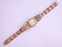 Guess Parque cuadrado reloj para mujeres con brazalete de tono plateado único