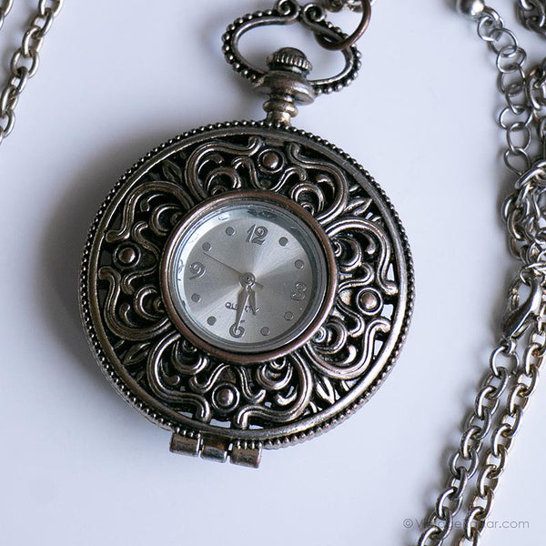 Orologio da tasca del vestito vintage per donne | Elegante orologio da tasca per lei