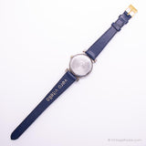 Navy Blue Dial Carriage Watch for Women | كلاسيكي Timex ساعات