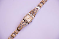 Guess Square-dial Watch for Women with Unique Silver-tone Bracelet