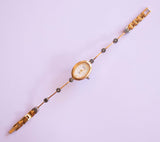 Armitron Diamante ahora elegante reloj | Cuarzo de damas de tono de oro reloj