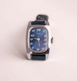 Mécanique bleu vintage Timex montre Pour les femmes | Minuscules dames montre