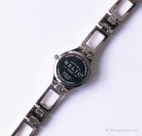 Vintage Silver-tone Relic Folio by Fossil Watch | Pearly Dial Ladies Wristwatch