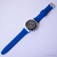 Vintage 1995 Swatch YCS1000 Alta cola reloj | Negro Swatch Chrono