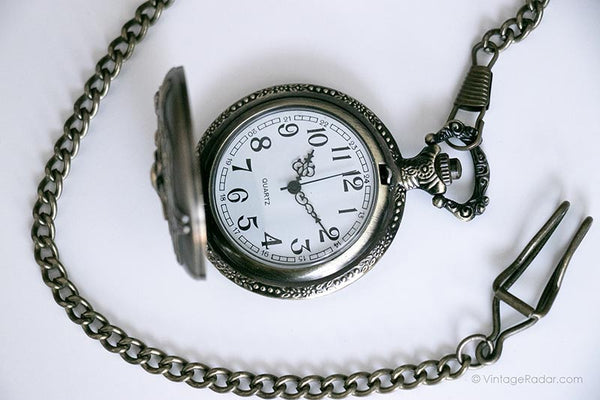 OROLOGIO DA TASCHINO Jean Pierre Twin-Clid Cacciatore Scheletro CP con OROLOGIO DA TASCHINO Jean Pierre Twin-Clid Cacciatore Scheletro CP con