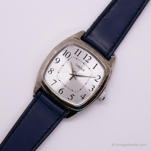 Transporte retro vintage de plata de plata reloj | Colección de relojes de cuarzo