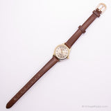 Transporte de tonos de oro vintage por Timex Señoras reloj | Mujeres vintage reloj