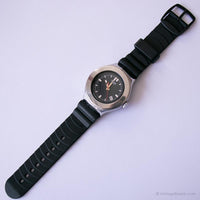 2004 Swatch YNS420 Master Hand Uhr | Vintage Schwarz Swatch Ironie