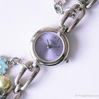 الأرجواني Relic ساعة الكوارتز للنساء | ساعة مصممة خمر
