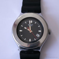 2004 Swatch YNS420 MASTER HAND Watch | Vintage Black Swatch Irony
